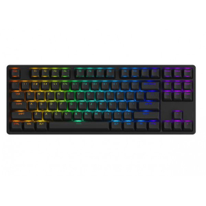 Bàn phím cơ AKKO 5087 RGB ASA Black (Hotswap, Foam tiêu âm, Akko CS Jelly Purple switch)