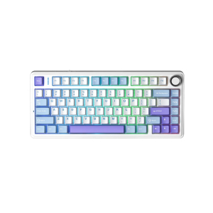 Bàn phím cơ Aula F75 Xanh Dương + Trắng + Tím (Star Vector switch)