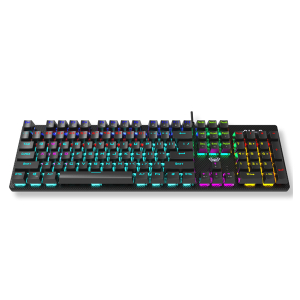 Bàn phím cơ Aula S2022 Black (Blue switch, LED Rainbows)