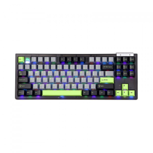 Bàn phím cơ Darmoshark TOP87 Tri-mode RGB Black (Matcha switch)