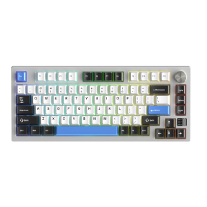 Bàn phím cơ không dây DareU EK75 Pro AL White Blue (Cloud switch)