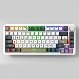 Bàn phím cơ không dây E-Dra EK375W White (Linear switch)