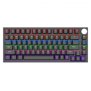 Bàn phím cơ Newmen GM326 Black (Red switch)