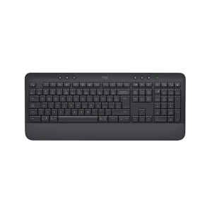 Bàn phím không dây Logitech K650 Signature (Bluetooth/Wireless, Đen/Xám)