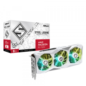 Card đồ họa ASROCK AMD Radeon RX 7600 Steel Legend 8GB OC