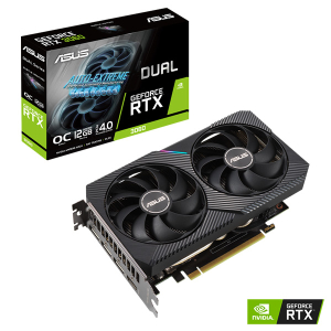 Card đồ họa ASUS Dual GeForce RTX 3060 V2 OC Edition 12GB (GDDR6, 192 bit)