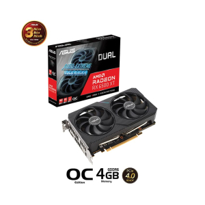 Card đồ họa ASUS Dual Radeon RX 6500 XT V2 OC Edition 4GB (GDDR6, 64 bit)