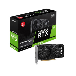 Card đồ họa MSI GeForce RTX 3050 Ventus 2X 6G OC (GDDR6, 96 bit)