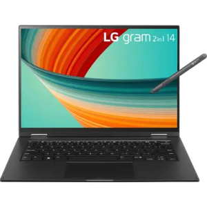Laptop LG Gram 360 (Core i5 1340P, 16GB RAM, 512GB SSD, 14.0 inch WUXGA cảm ứng, Bút, Đen, 14T90R-G.AH55A5)