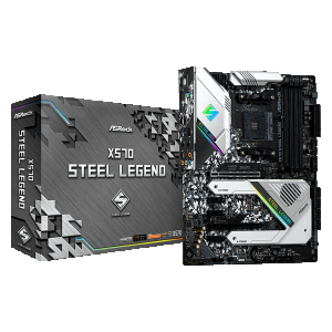 Mainboard ASRock X570 Steel Legend (AMD X570, ATX, 4 khe DDR4)