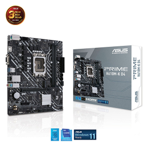Mainboard ASUS PRIME H610M-K D4 (Intel LGA 1700, mATX, 2 khe DDR4)