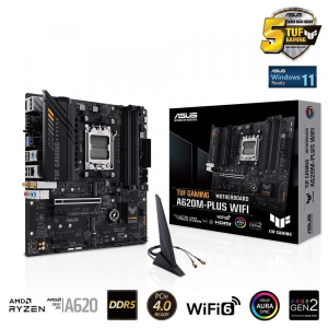 Mainboard ASUS TUF GAMING A620M‑PLUS WIFI (AMD AM5, mATX, 4 khe DDR5)
