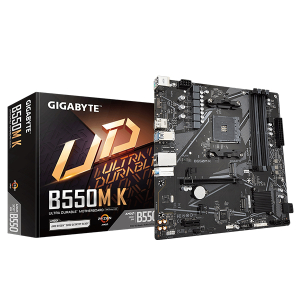 Mainboard Gigabyte B550M K (AMD AM4, mATX, 4 khe DDR4)