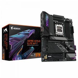 Mainboard Gigabyte X870 AORUS ELITE WIFI7 (AMD AM5, ATX, 4 khe DDR5)