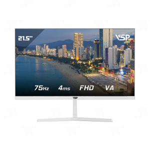 Màn hình 22-inch VSP V2204H (21.5" VA Max 75Hz Full Viền, FHD, VGA, HDMI, Đen)