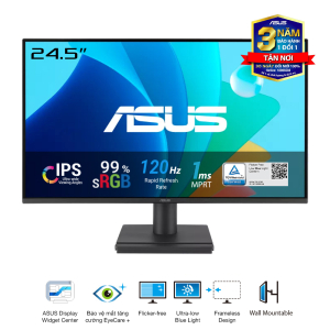 Màn hình Asus VA259HGA (24.5 inch, Full HD, 1ms, 120Hz, 300cd/m², IPS, Loa)
