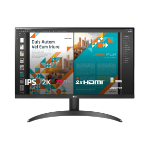 Màn hình đồ họa LG 24QP500-B (23.8 inch, 2K 2560x1440, 5ms, 75HZ, 300cd/m², IPS)