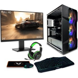 MÁY TÍNH GAMING KTB ApexEdge AEI3H610 (I3-12100F/H610/16G RAM/SSD 256GB/1650 4G)