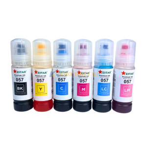 Mưc in Epson EcoTank L8050/L18050 (057LC) (70ml/Bot), Màu xanh nhạt