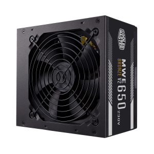 Nguồn PC Cooler Master MWE Bronze 650 V2 (650W, 80 Plus Bronze, Non‑Modular, ATX, Đen)