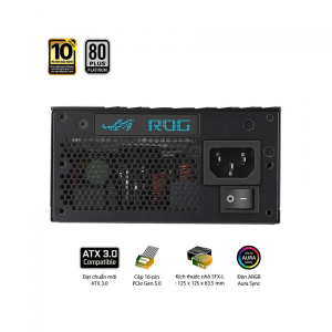 Nguồn PC ASUS ROG Loki SFX-L 1000P (1000W, 80 Plus Platinum, Full-Modular, SFX-L, Đen)