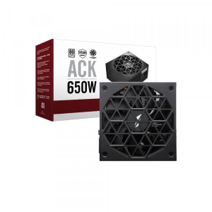 Nguồn PC FIRST PLAYER ACK‑STD‑650 (650 W, Standard, Non‑Modular, ATX, Đen)