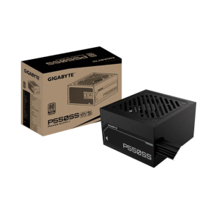 Nguồn PC Gigabyte P550SS (550W, 80 Plus Silver, Non‑Modular, ATX, Đen)