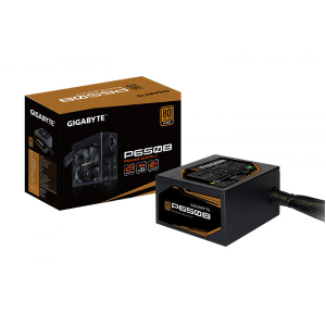 Nguồn PC Gigabyte P650B (650W, 80 Plus Bronze, Non‑Modular, ATX, Đen)