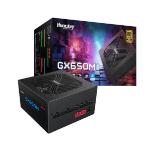 Nguồn PC Huntkey GX650M (650W, 80 Plus Gold, Full-Modular, ATX, Đen)