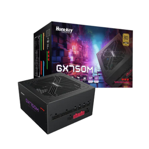 Nguồn PC Huntkey GX750M (750W, 80 Plus Gold, Full-Modular, ATX, Đen)