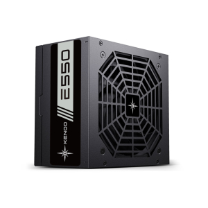 Nguồn PC KENOO ESPORT E550 (550W, Standard, Non‑Modular, ATX, Đen)