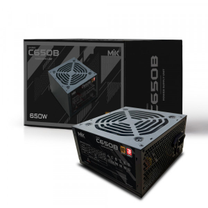 Nguồn PC MIK C650B (650 W, 80 Plus Bronze, Non‑Modular, ATX, Đen)