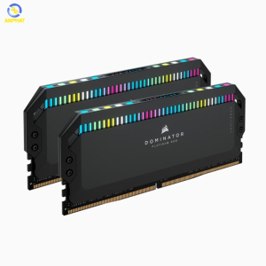 Ram PC Corsair Dominator Platinum Black 32GB (DDR5, 5600MHz, 2x16GB, RGB, CMT32GX5M2B5600C36)