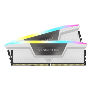 Ram PC Corsair Vengeance White 64GB (DDR5, 5200MHz, 2x32GB, RGB, CMH64GX5M2B5200C40W)