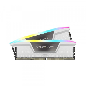 Ram PC Corsair Vengeance White 64GB (DDR5, 5600MHz, 2x32GB, RGB, CMH64GX5M2B5600C40W)