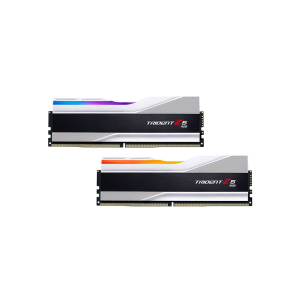 Ram PC G.Skill Trident Z5 Silver 96GB (DDR5, 6400Mhz, 2x48GB, RGB, F5-6400J3239F48GX2-TZ5RS)