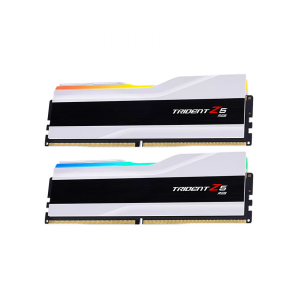 Ram PC G.Skill Trident Z5 White 32GB (DDR5, 6000MHz, 2x16GB, RGB, F5-6000J3238F16GX2-TZ5RW)
