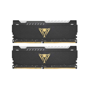 Ram PC Patriot Viper Steel RGB Black 32GB (DDR4, 3200MHz, 2x16GB, RGB, PVSR432G320C8K)
