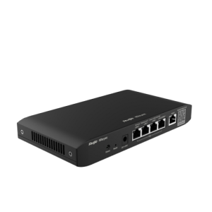 Thiết bị cân bằng tải Ruijie Reyee RG-EG105G-P V2 (5-Port Gigabit (4-Port PoE+, Max 2xWAN), 100 User)