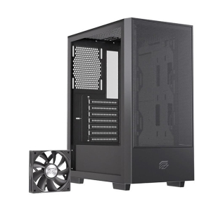 Vỏ Case EINAREX P100 Core Black (Mid Tower, ATX, Màu Đen)