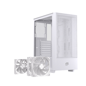 Vỏ Case EINAREX P100 Core White (Mid Tower, ATX, Màu Trắng)