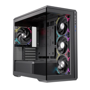Vỏ Case EINAREX ZM800 RGB Black (Mid Tower, m-ATX, Màu Đen)