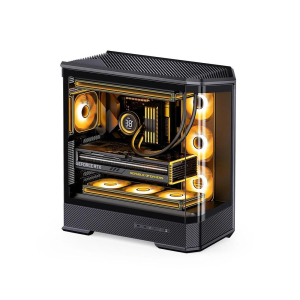 Vỏ Case JONSBO D400 Black (Mid Tower, ATX, Màu Đen)