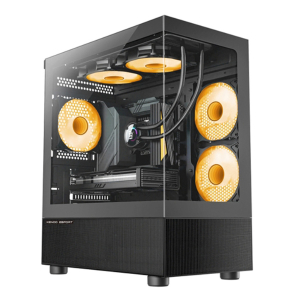 Vỏ Case KENOO ESPORT MK200 (Mini Tower, m-ATX, Màu Đen)