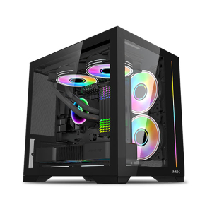 Vỏ Case MIK LV12 Mini Elite Black (M-ATX)