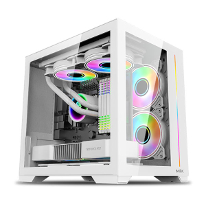 Vỏ Case MIK LV12 Mini Elite White (M-ATX)
