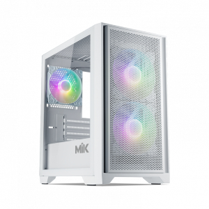 Vỏ Case MIK Morax 3FA White (ATX, 3 Fan ARGB)
