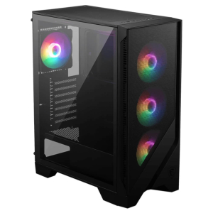 Vỏ Case MSI MAG Forge 120A Airflow Black (M-ATX, 2 Fan RGB)