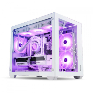 Vỏ Case Segotep LUMI II White (Mid Tower, M-ATX, Màu Trắng)