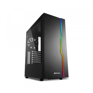 Vỏ Case Sharkoon RGB Slider Black (Mid Tower, ATX, Màu Đen)